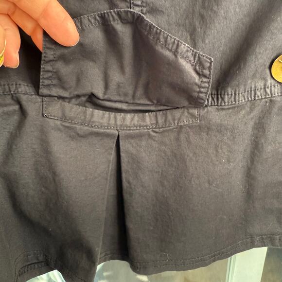 XCVI 2X Military-Inspired Smocked Sleeve Utility-Chic Steampunk-Lite Jacket - Picture 11 of 12